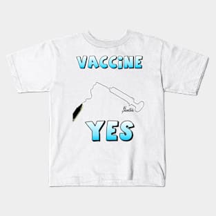 vaccine and the risk of not taking Kids T-Shirt